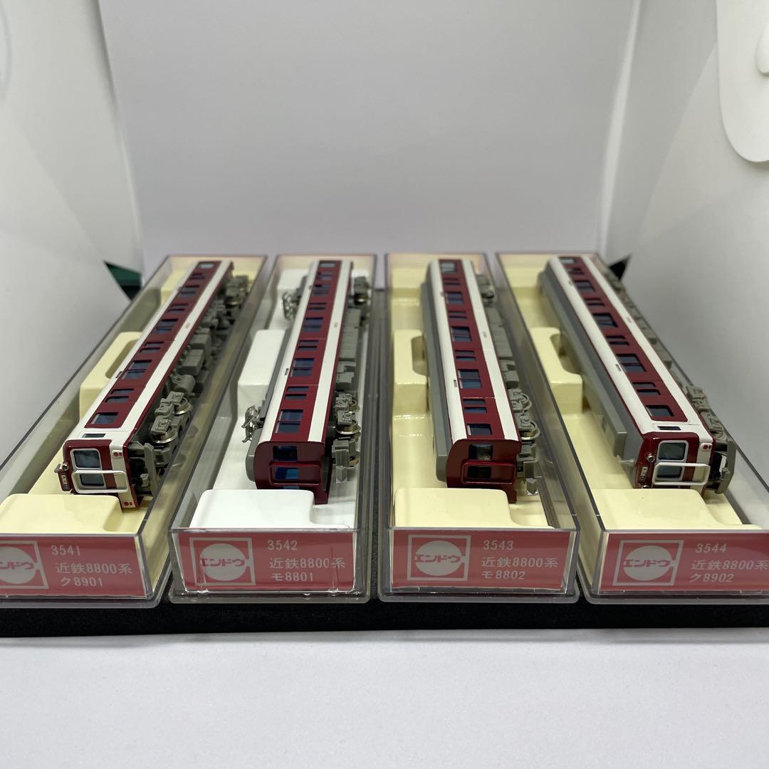 エンドウ　近鉄8800系4両セット 新塗色(限定) [美品]