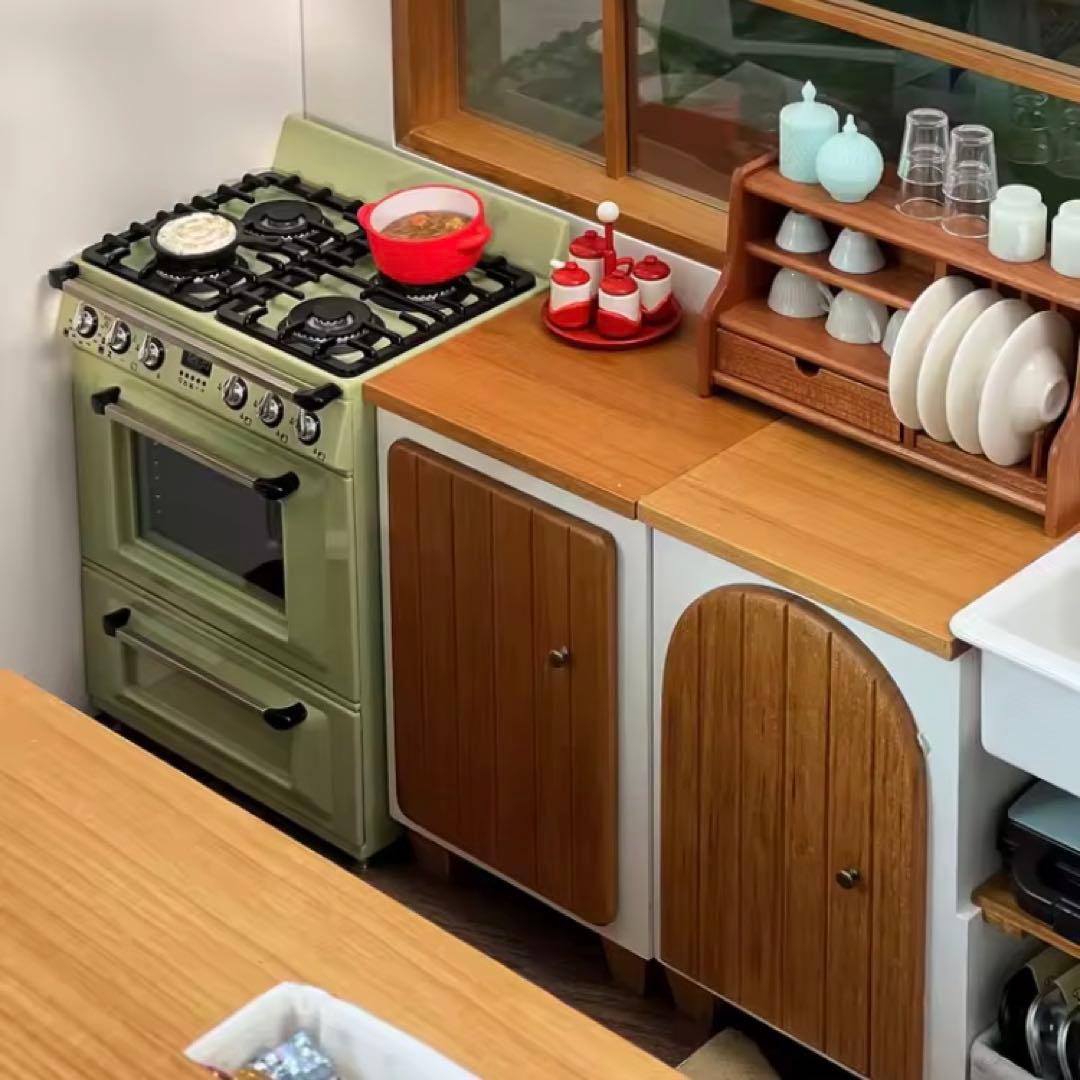 ミニチュア　ドール家具　キッチン台　ドールハウス