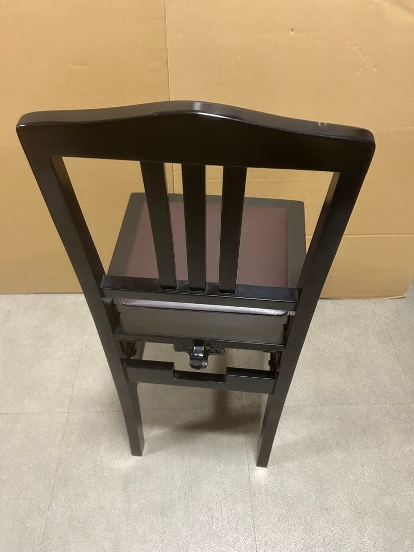 メーカー不明 トムソン椅子 背もたれ椅子 ピアノ椅子 値下げ不可