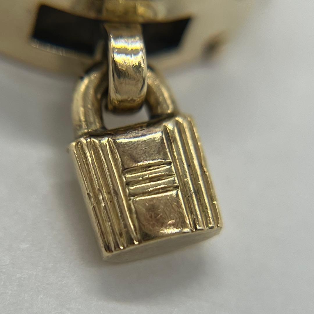 エルメス HERMES ケリー リング 表記サイズ51 SV YG コンビ