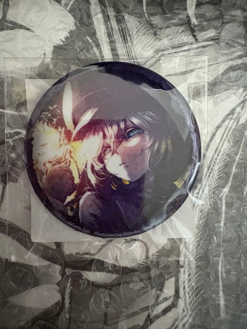 幼女戦記 オンラインくじ E賞 ホログラム缶バッジ 未開封 くじ引き堂