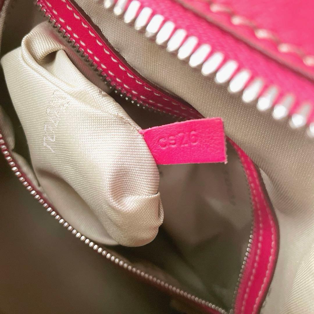 希少⭐︎TOD'S D-Styling ピンクレッド 2way ショルダーバッグ