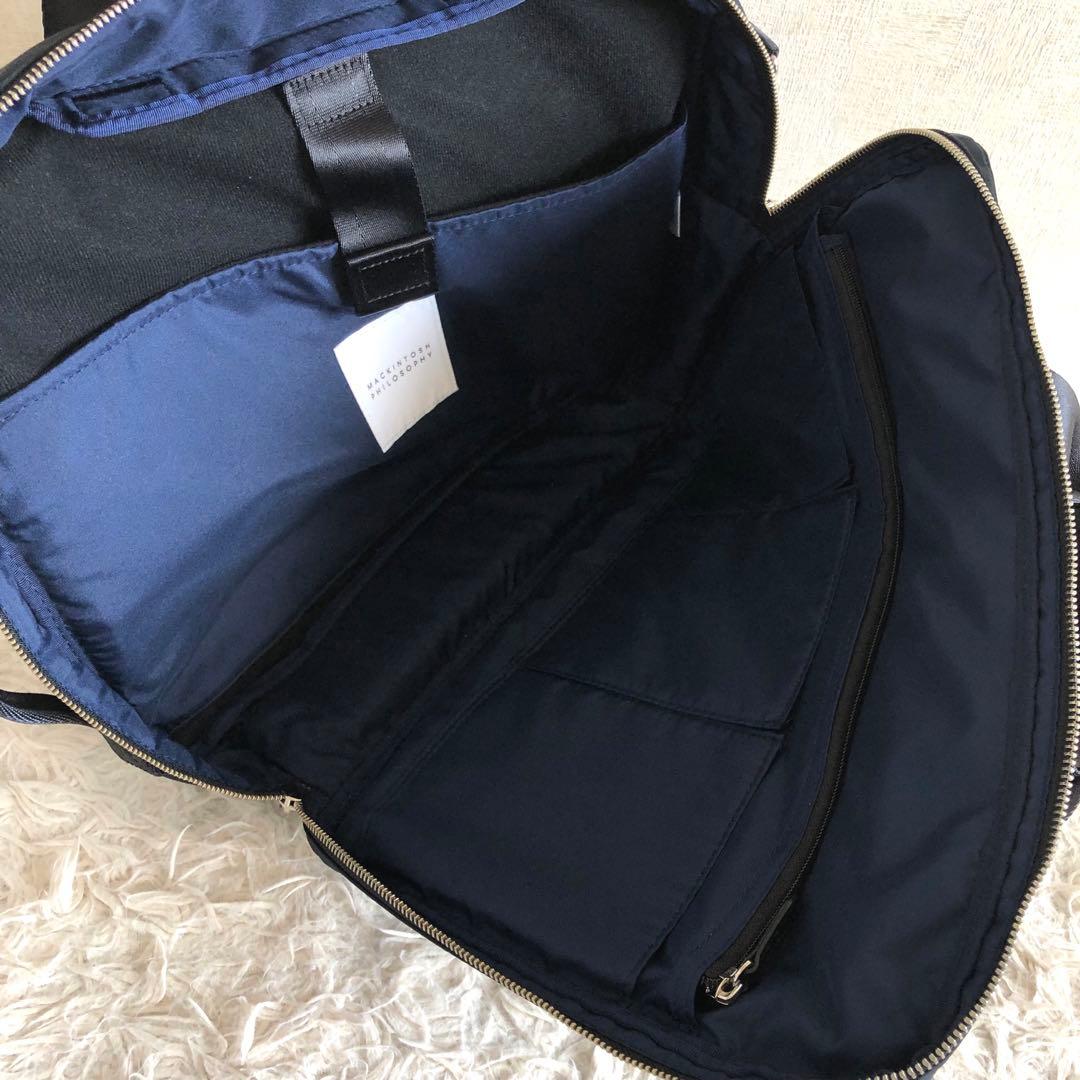 【近年モデル 極美品 3way】マッキントッシュ　ビジネスバッグ　ネイビー