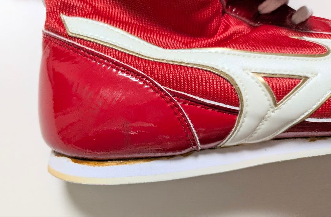 ミズノシューズボクシング　 FINISHER LOW　レッド　25.5cm