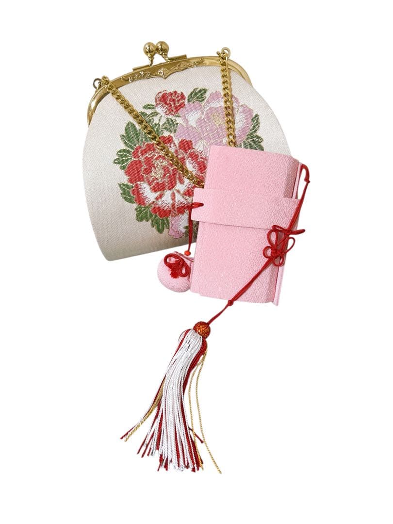 上質正絹フルセット♡七五三　7歳　女の子　一式　絞り　赤系　ピンク