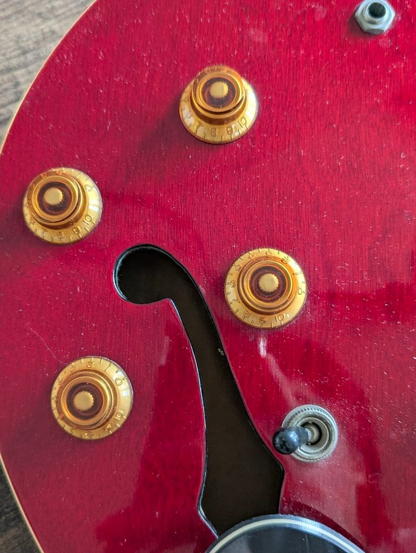 Epiphone ES-335 レッド　純正ハードケース付