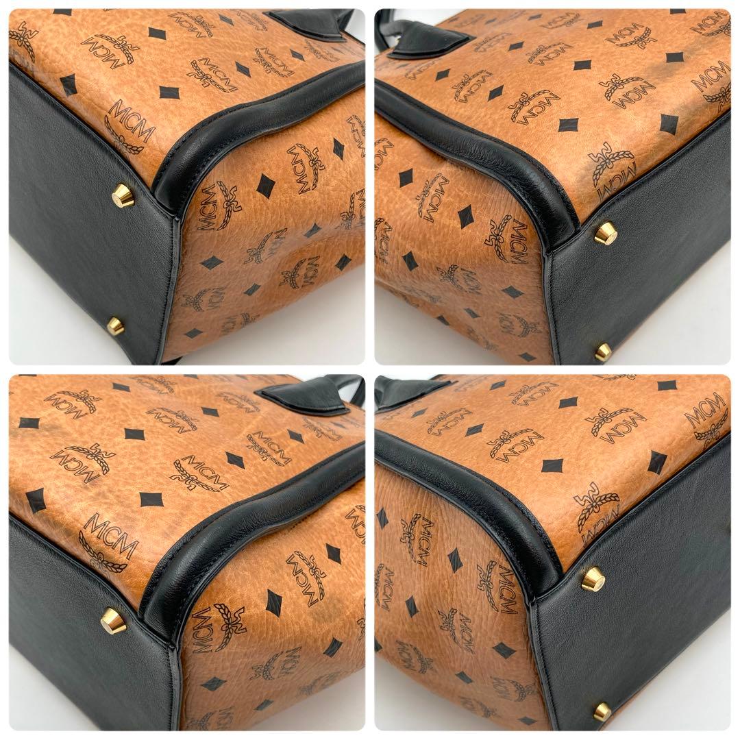 temamo❤️444✨ MCM ヴィセトス ハンドバッグ レザー 総柄