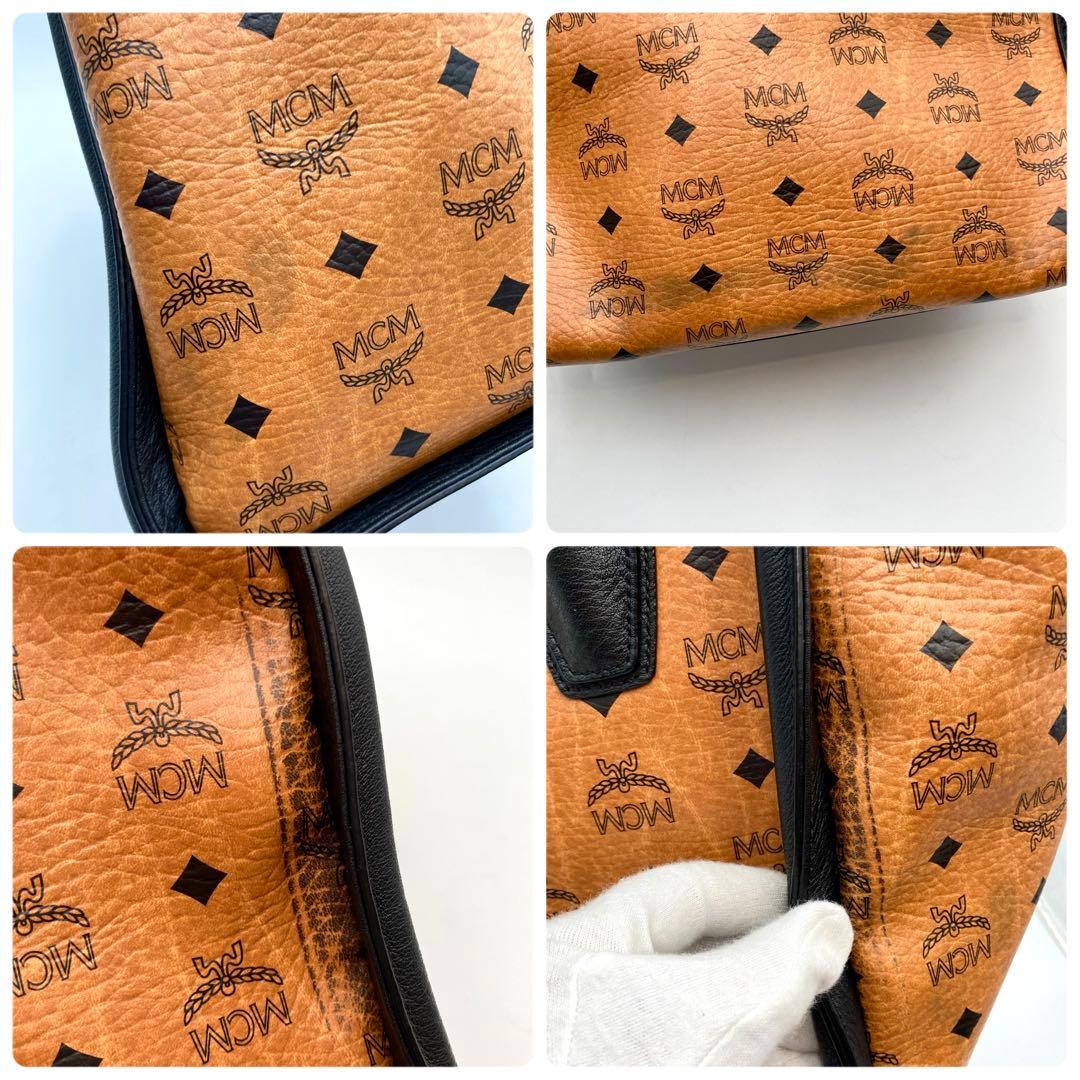 temamo❤️444✨ MCM ヴィセトス ハンドバッグ レザー 総柄