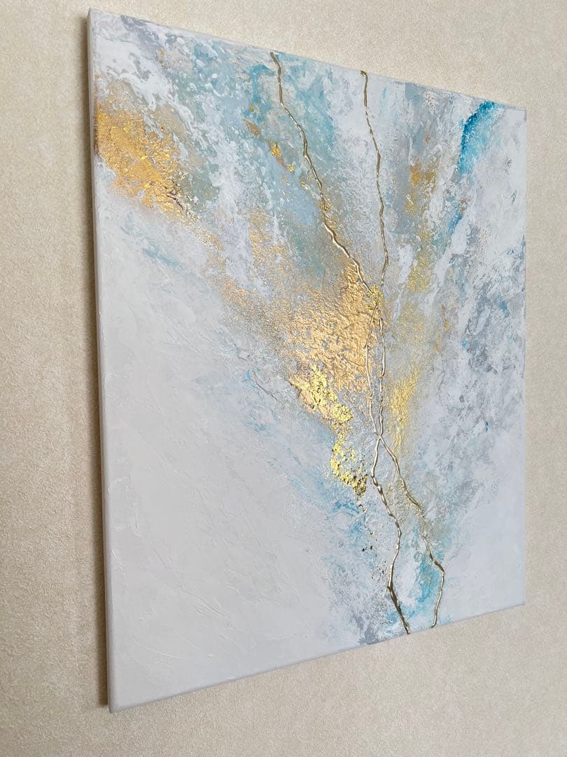 大きめ/和風/絵画/アート/抽象画/ニュアンス/モダン/ホテル/内装/海外/青