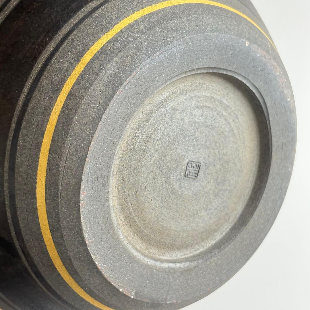 花瓶 金彩 在銘 郁 壺 花入 花器 飾壺 華道具 - メルカリ