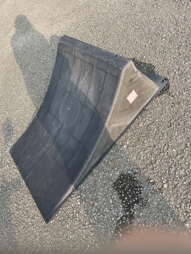 ジャンク品 MOTEL WORKS BMX ジャンプ台三角コーンヘルメット膝当て