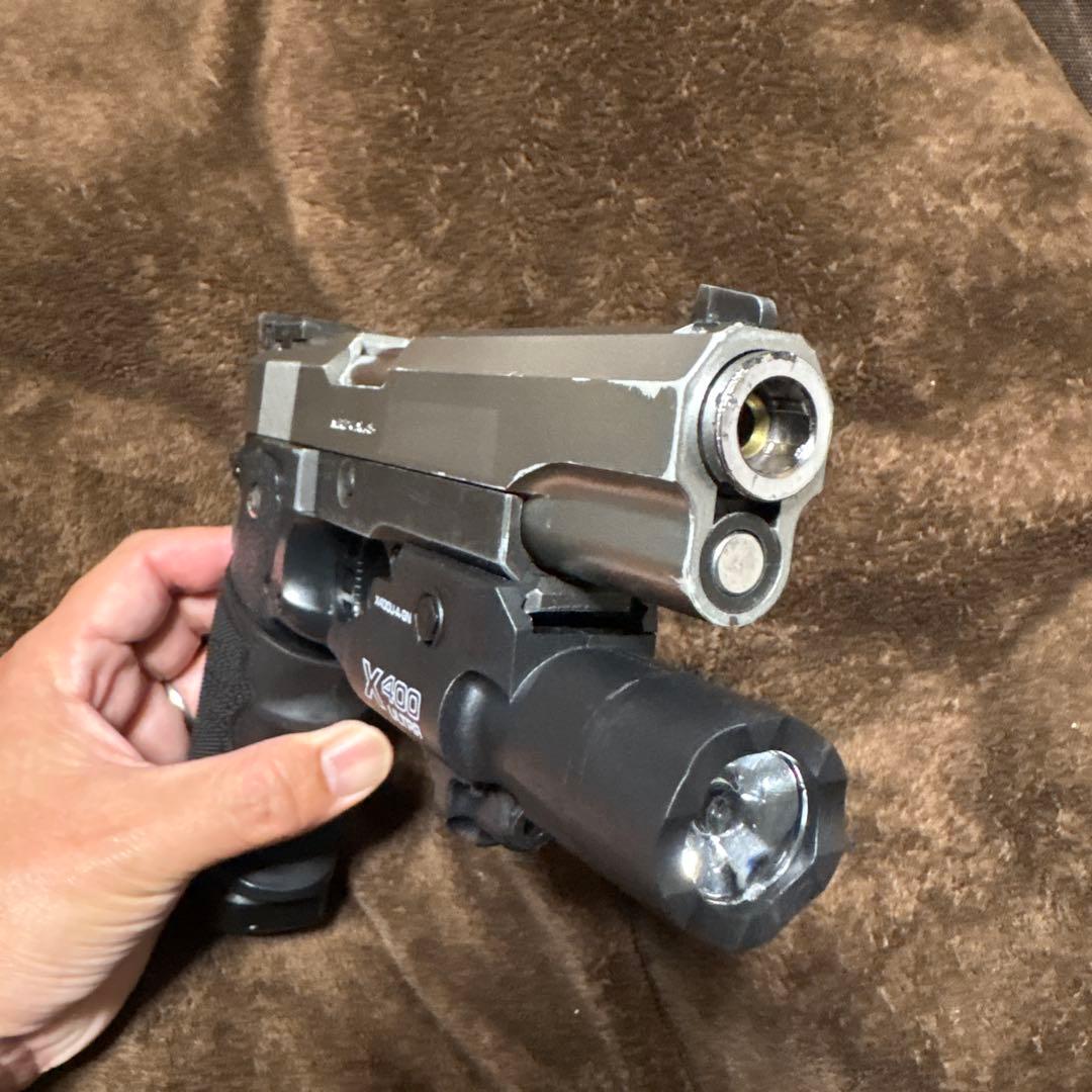 喜*一様 東京マルイ ガスブロ ハイキャパ 5.1 ステンレスモデル 外装カスタ