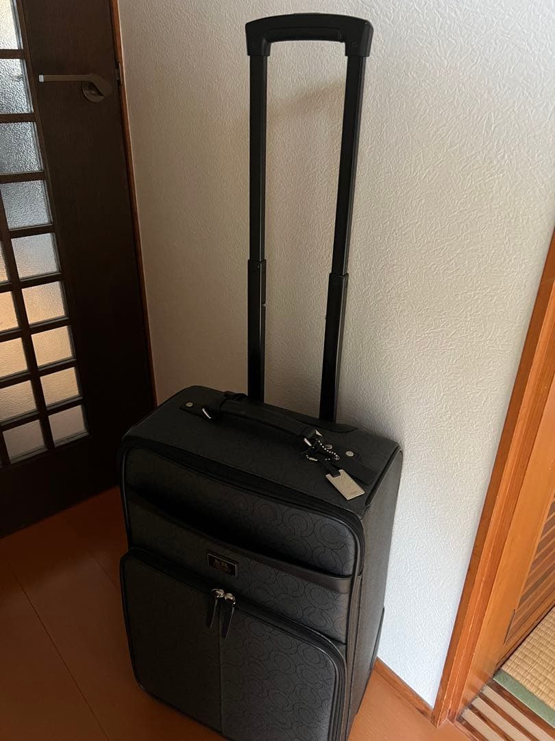 コーチ 77135 オプアート PVC レザー キャリーケース