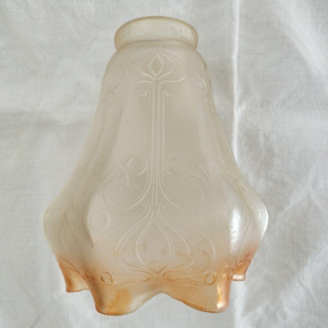 Q太郎さま専用※イギリス製 古いガラスランプシェード1点