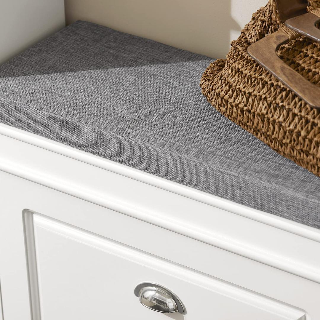 aoitori　☆玄関ベンチ 収納ベンチ シューズラック 薄型 椅子