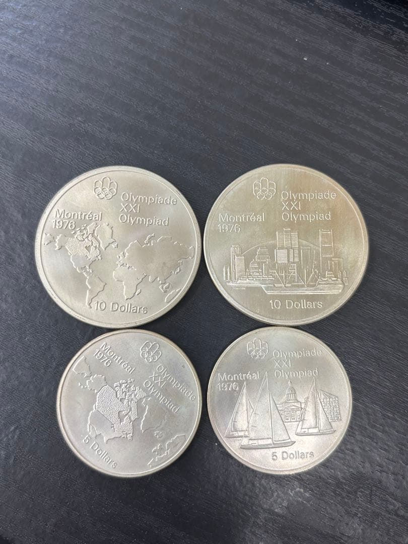 カナダ エリザベス女王 記念コインセット 4枚 あ*3様 カナダ