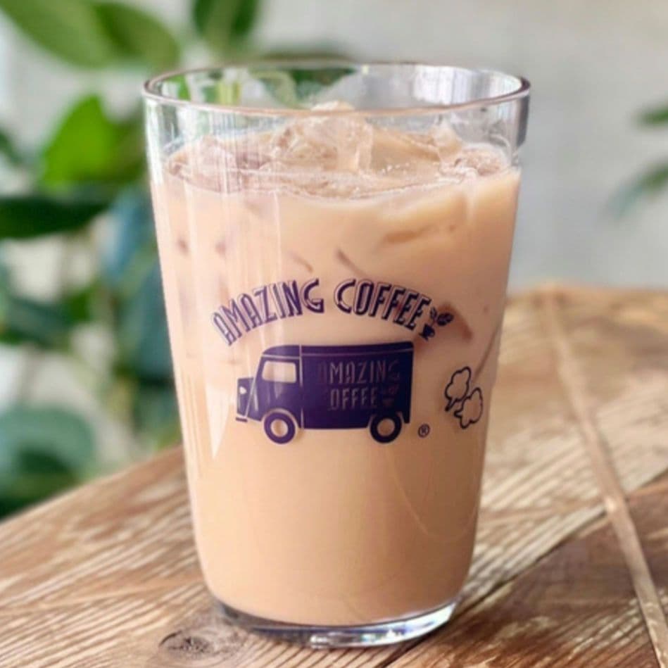 アメージングコーヒー アメコ クリアコップ タンブラー - メルカリ