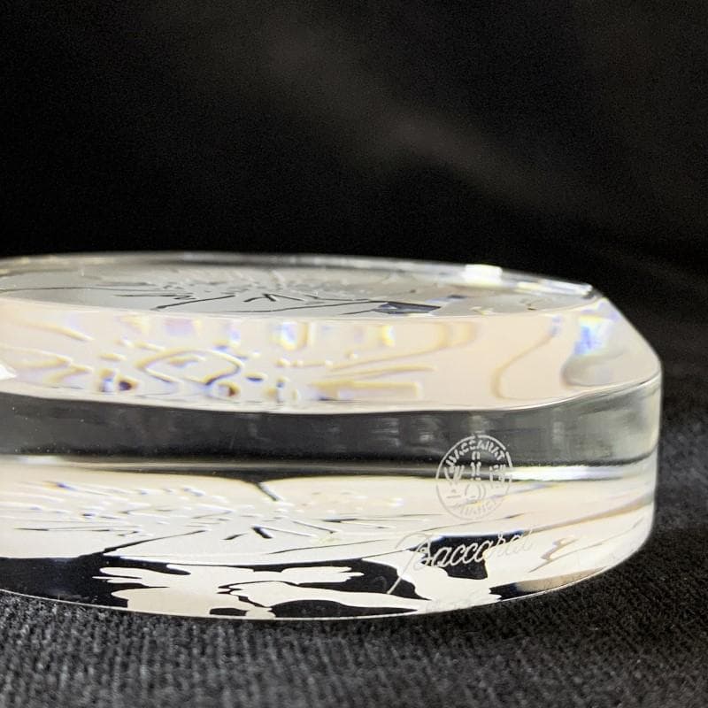 Baccarat クリスタル ペーパーウェイト バカラ Baccarat 花の