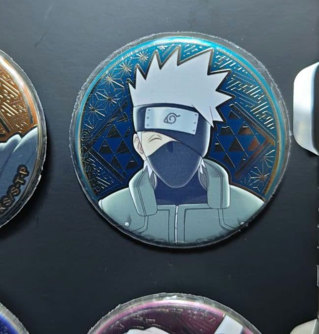 NARUTO　はたけカカシ　缶バッジ　富士急ハイランド　木ノ葉隠れの里5周年
