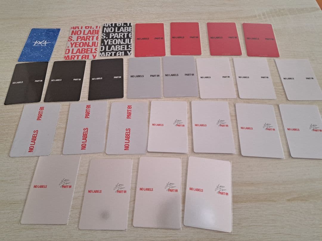 TXTヨンジュン NO LABELS 封入、特典トレカ25枚まとめ売り TXT CD