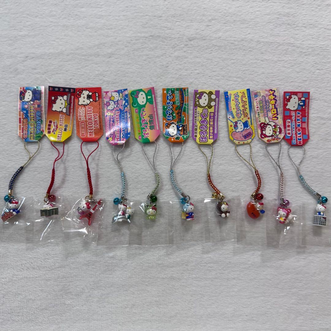 ハローキティ ご当地ストラップ　 60点セット