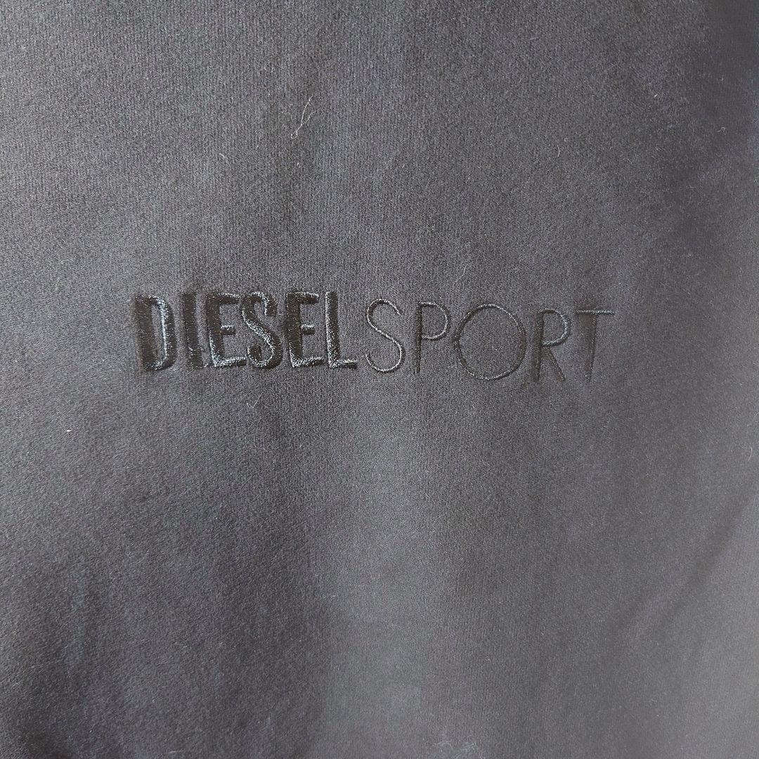 DIESEL SPORT LOGO HOODIE ブラック　Lサイズ 袖ライン
