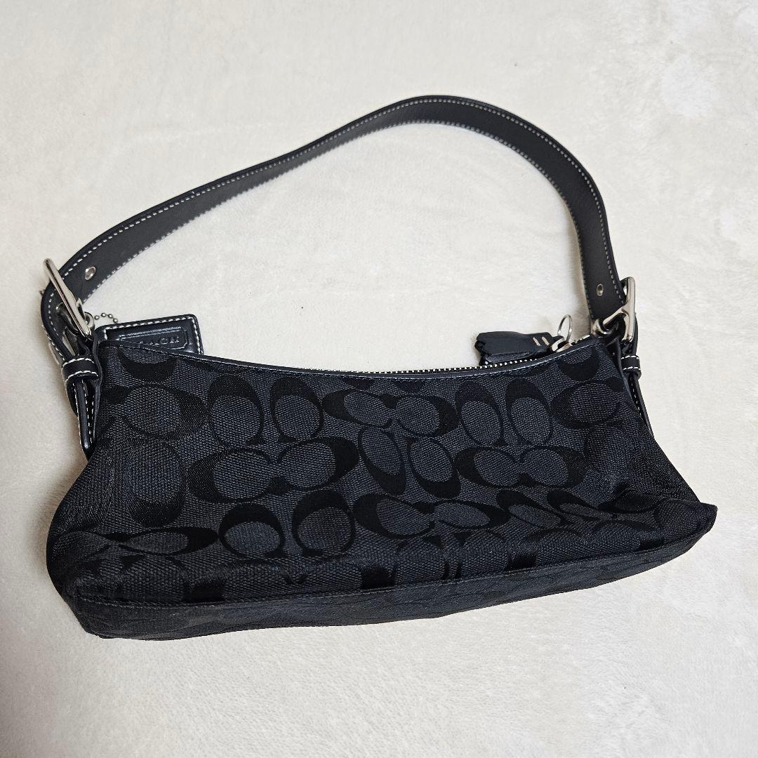 COACH コーチ アクセサリーポーチ ワンショルダーバッグ ブラック