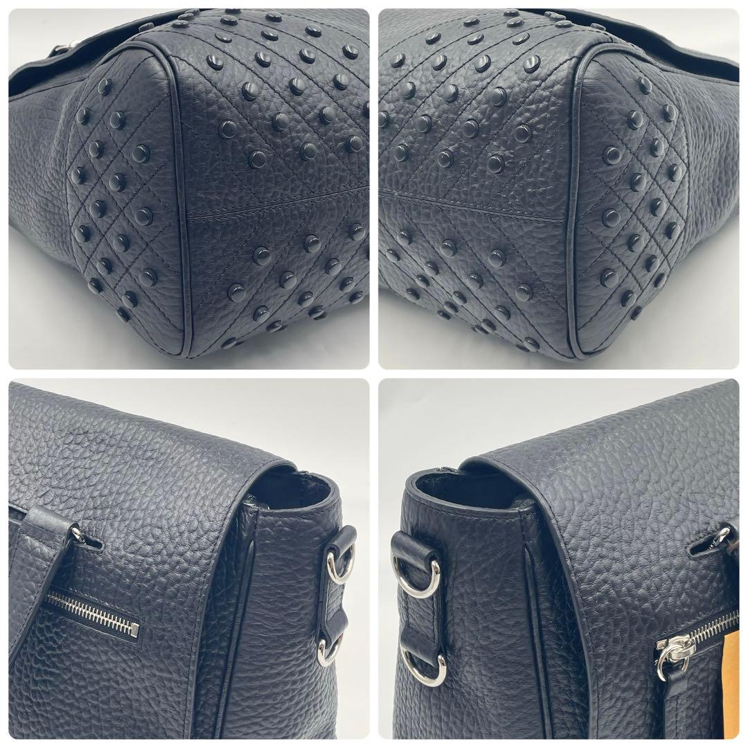 【未使用級】TOD’S ゴンミーニ エンベロープ レザービジネスバック2way