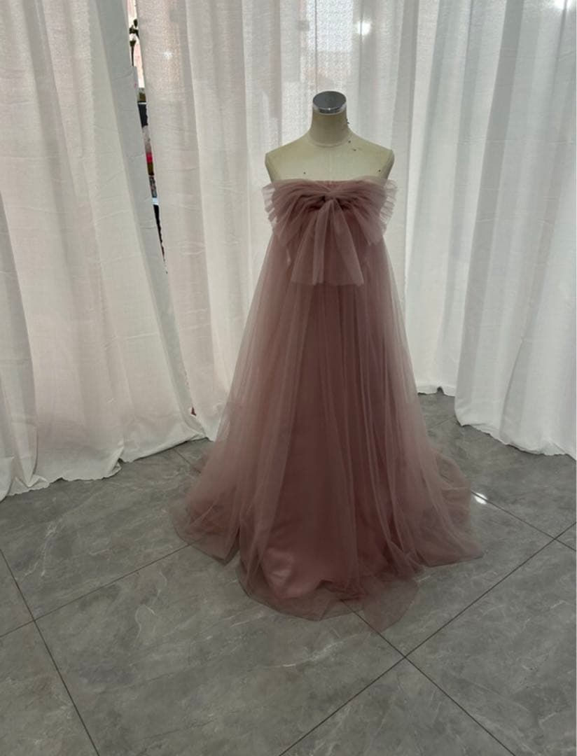 ウェディング カラードレス