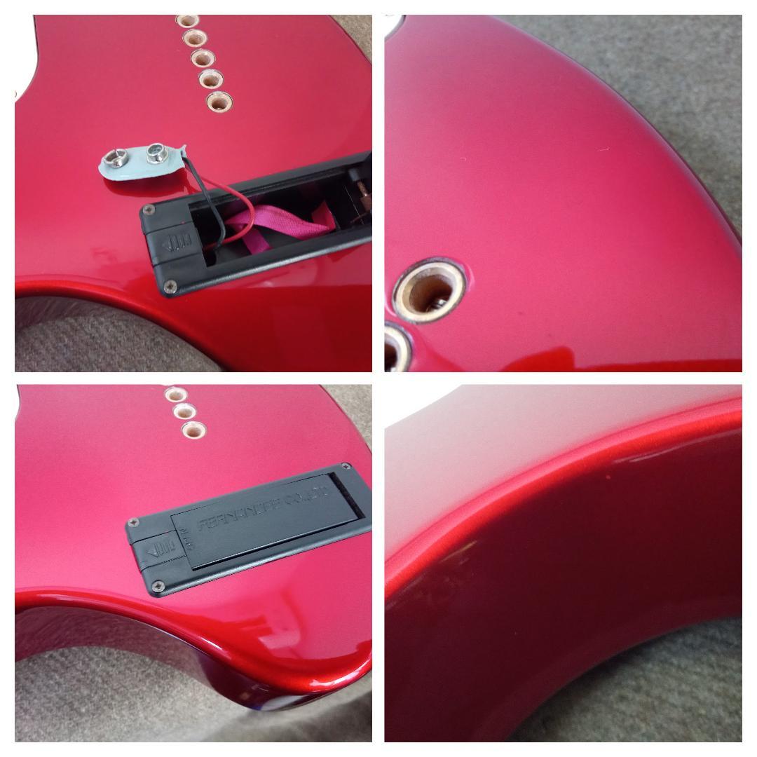 フェルナンデス ZO-3ギター レッド×ゴールドパーツ