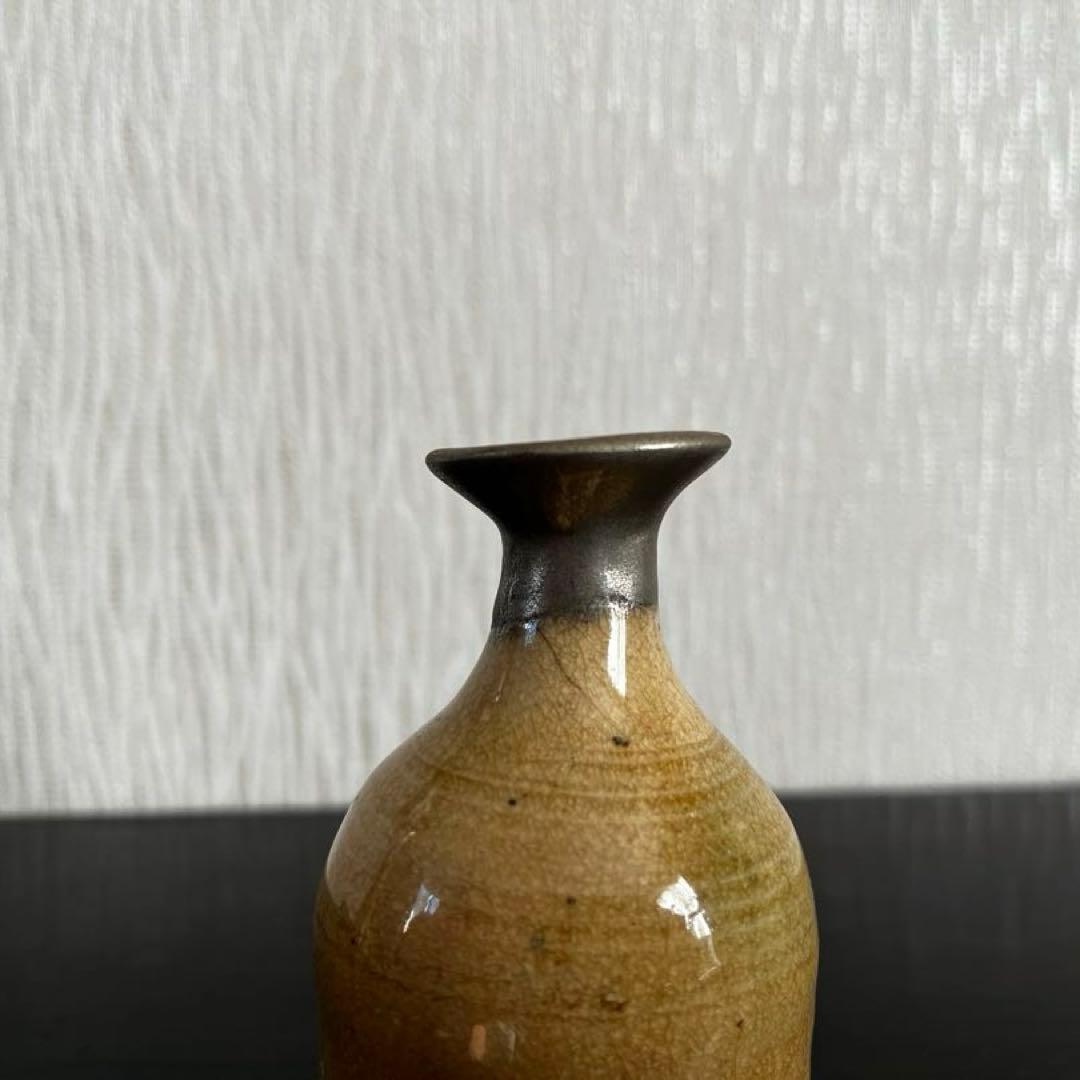 織部　小徳利　金継ぎ