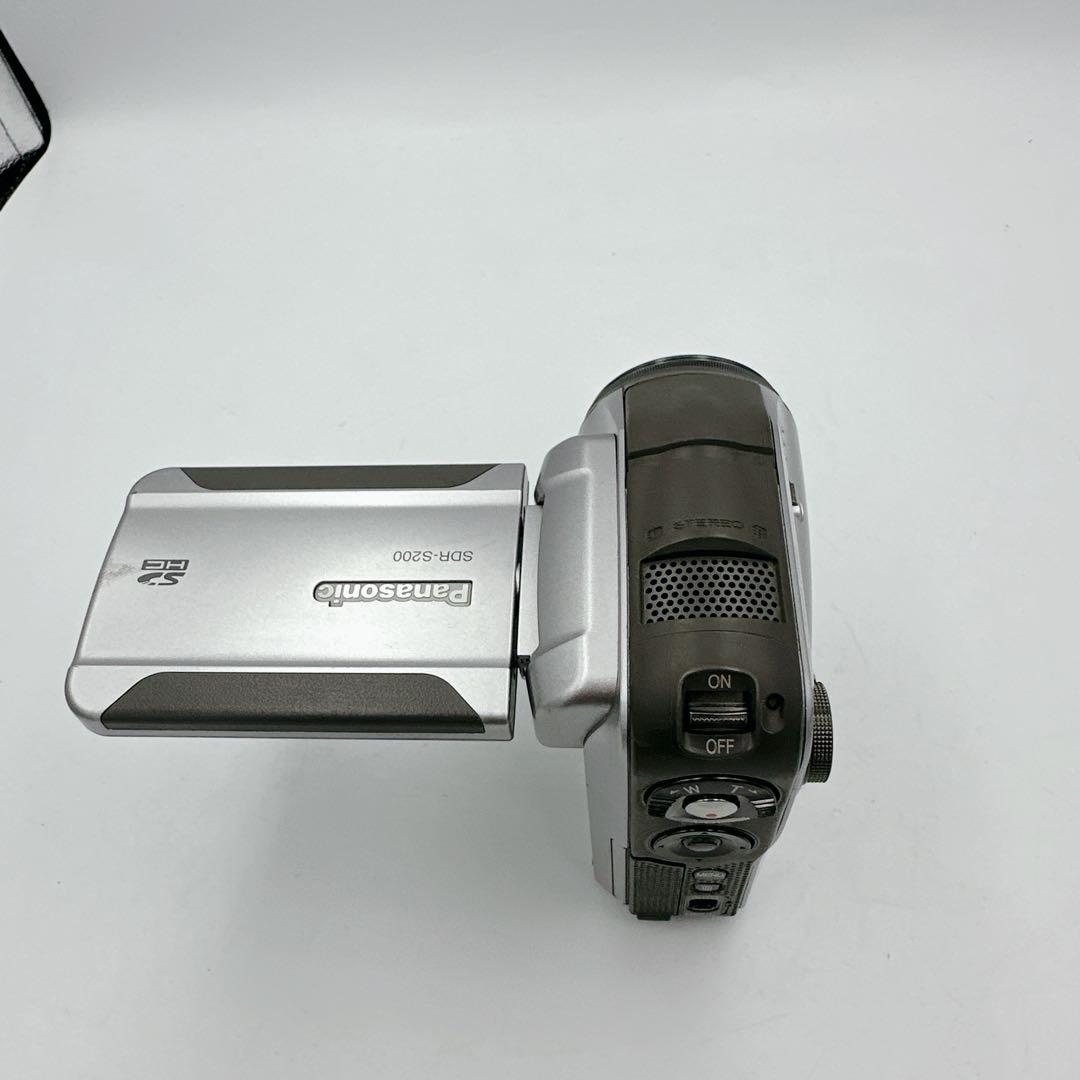 【美品】Panasonic SDR-S200-S ビデオカメラ 本体、付属品一式