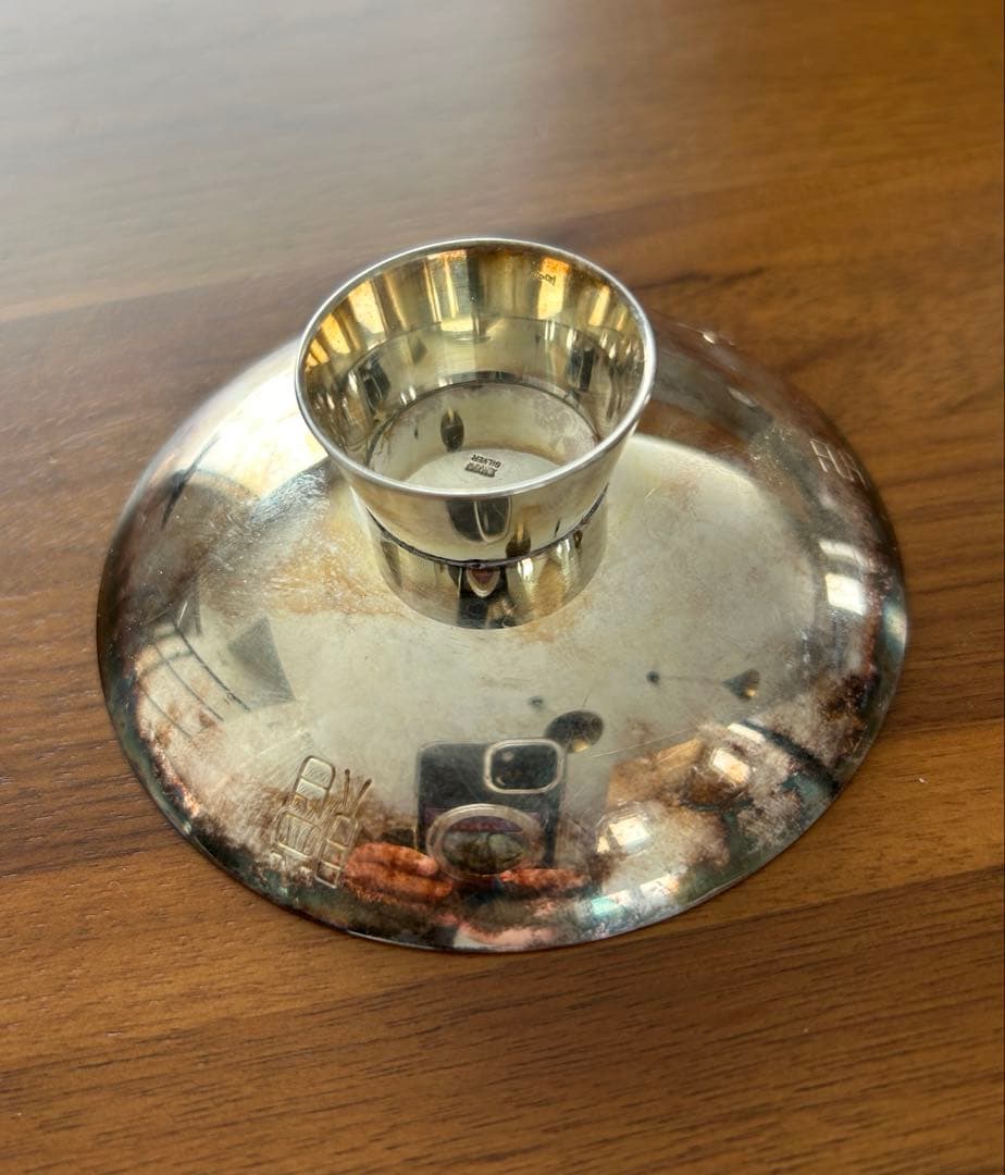 銀杯 農林内臣 贈 銀盃 純銀 SILVER 1000 造幣局 国旗 おまけ付き 純銀