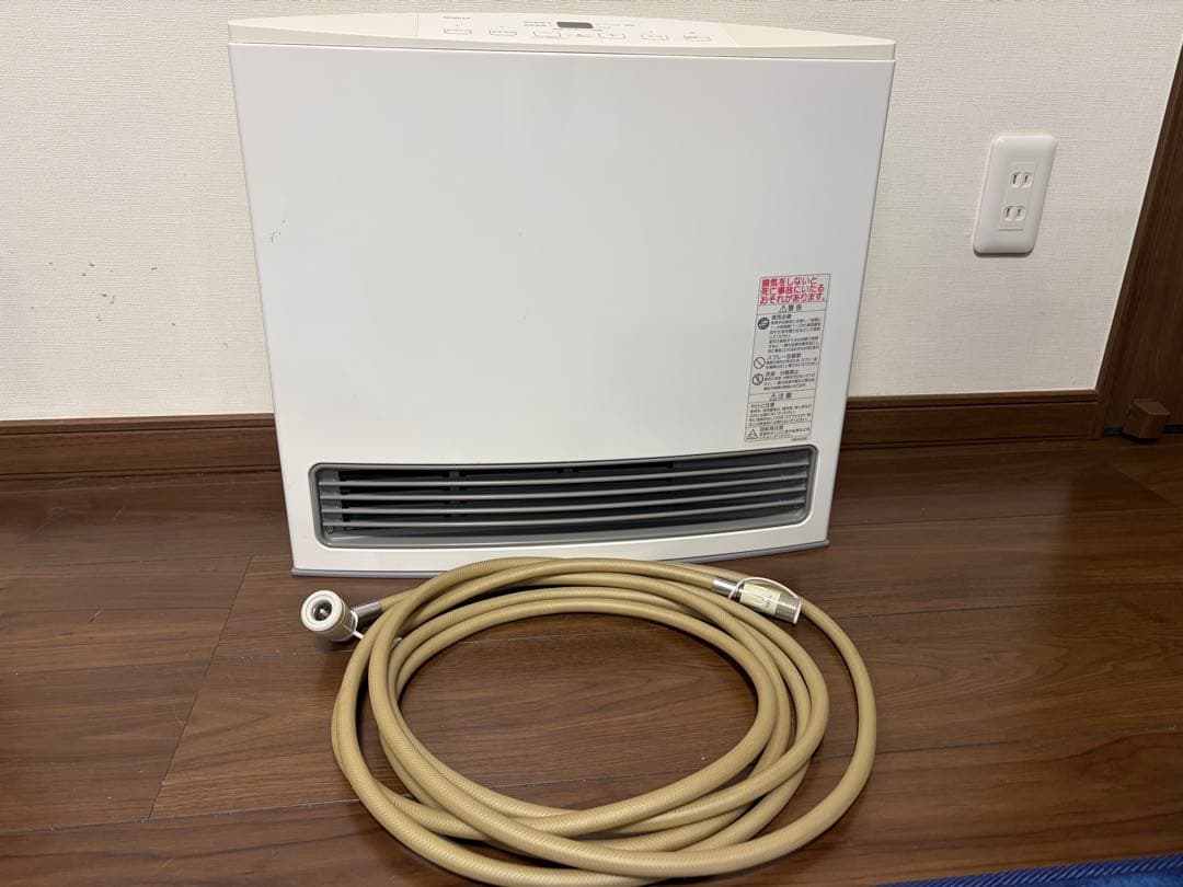 ノーリツ　ヒーター ガスファンヒーター ホワイト ガスホース付き 楽天市場】【メーカー保証付き】ノーリツ ガスファンヒーター GFH