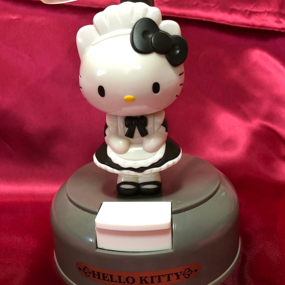 希少 メイド ハローキティ おじぎ アクションライト フィギュア型 2007