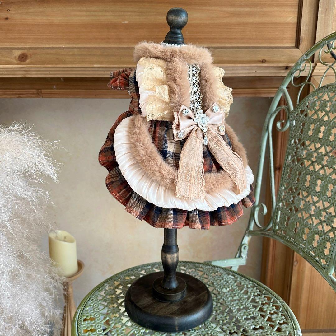 完成品 犬服 猫服 ハンドメイド ワンピース わんちゃん - メルカリ