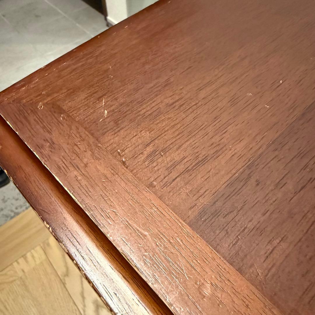 マルニ木工 地中海 ダイニングテーブル 片バタ式 No.1195 拡張式　作業台