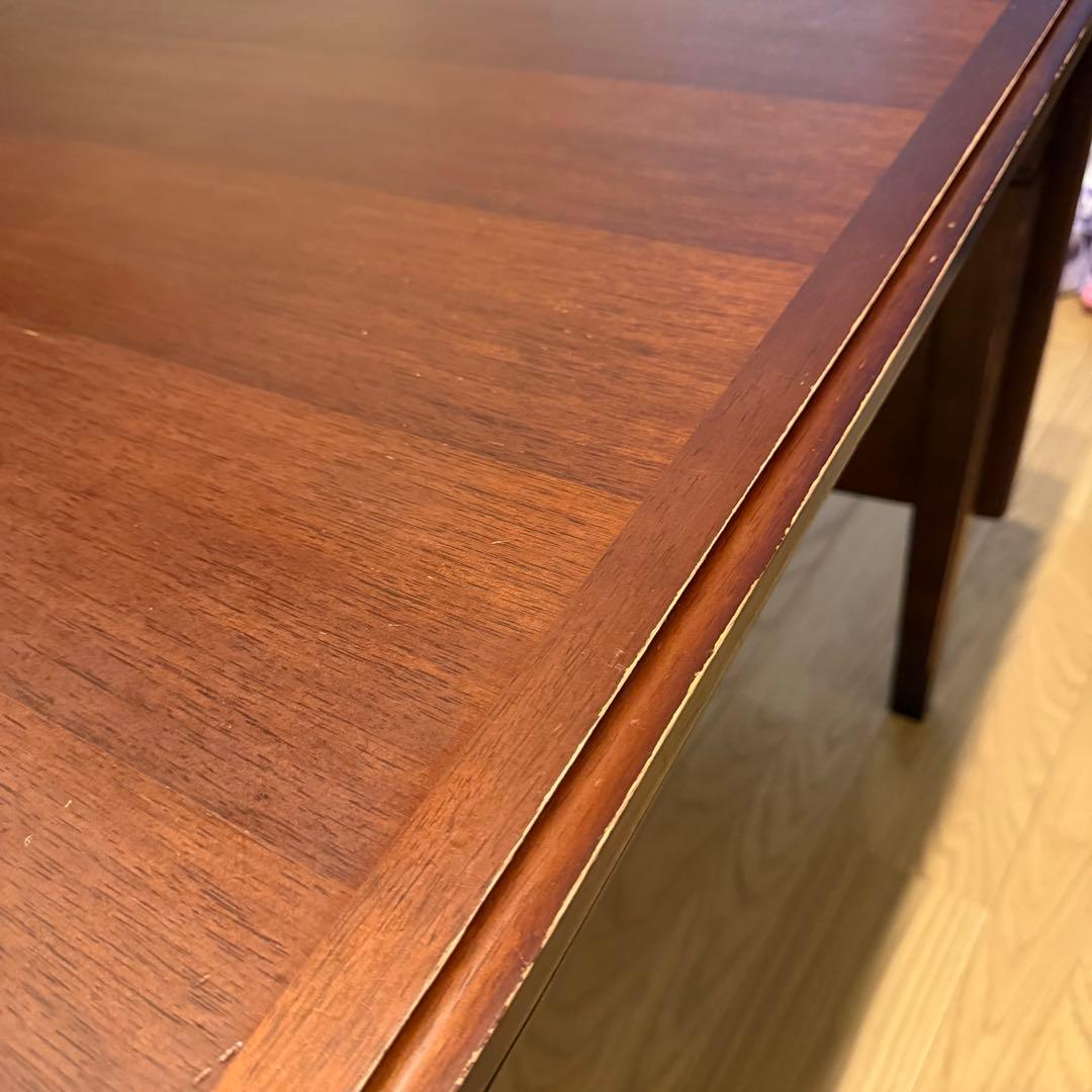 マルニ木工 地中海 ダイニングテーブル 片バタ式 No.1195 拡張式　作業台