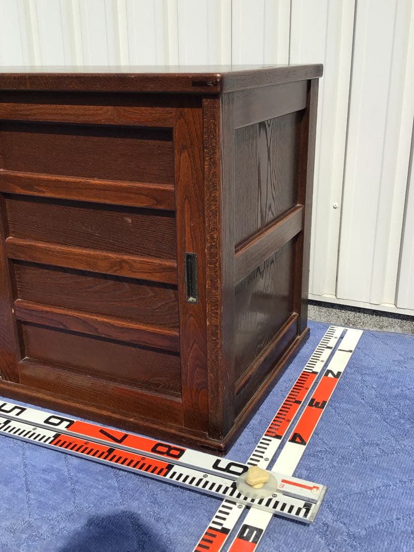 55万相当 高級民芸家具 北海道家具 国産ニレ材使用 遊木民 チェスト 北欧