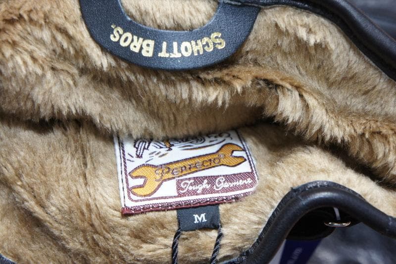 新品☆ショット☆カウハイドレザーグローブ M 新品☆ショット