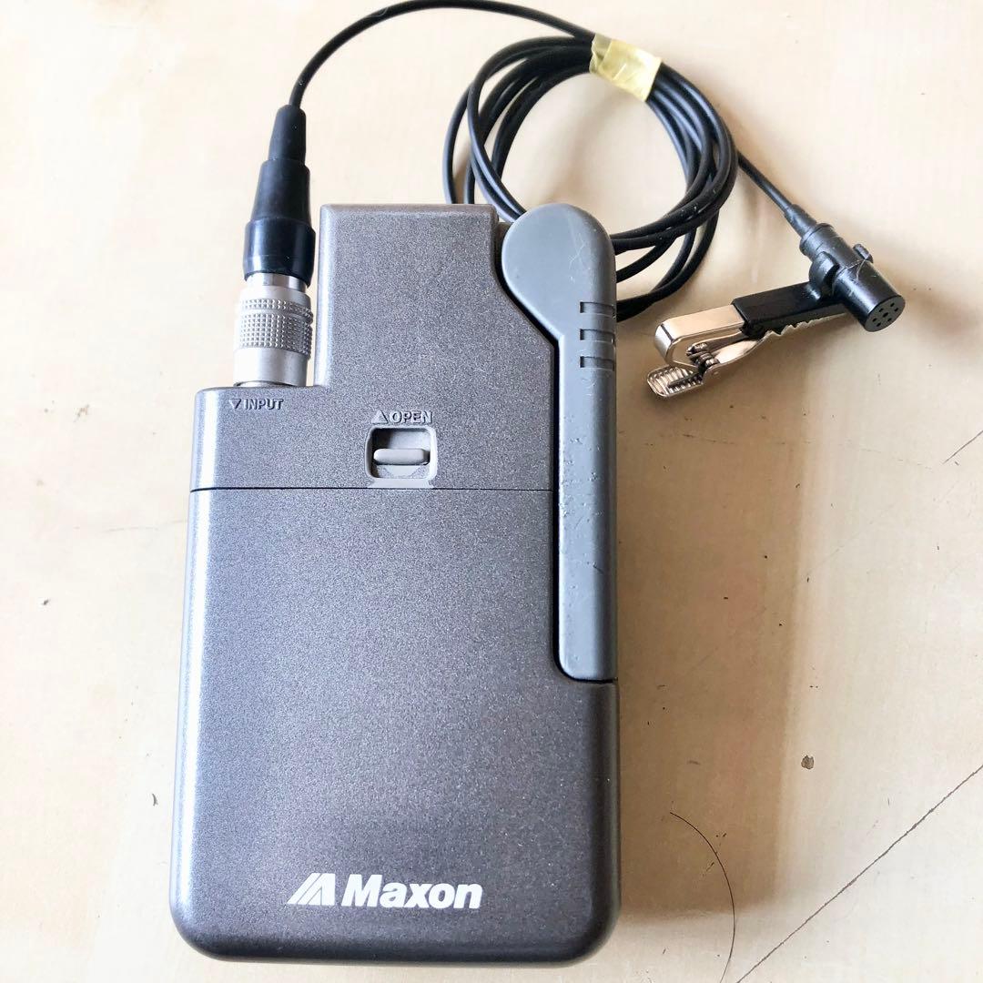 Maxon T8B ワイヤレストランスミッタ ピンマイク付 4台セット ディレイ