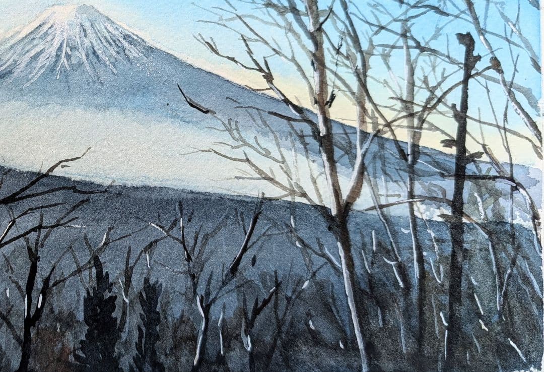 額縁に入れて koko様 《 富士山 三ッ峠より 》