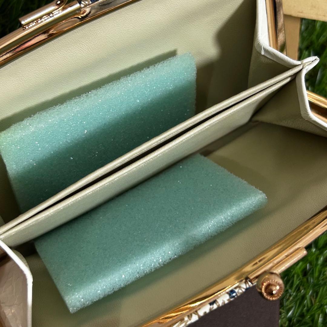 未使用品 文庫屋大関 がま口 財布 ケース 小銭入れ 天溝 がま口