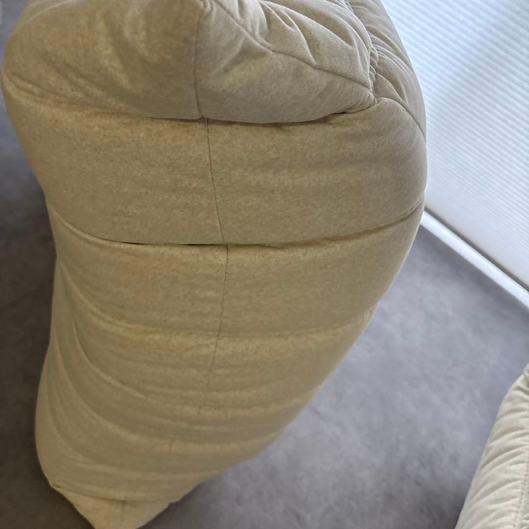 リーンロゼ 50周年限定　トーゴ パフのみ アイボリー ウレタン素材