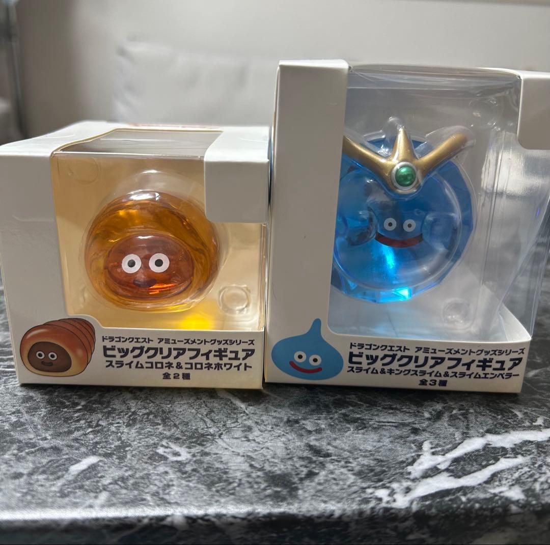 新品未開封！)ドラゴンクエスト ビッグクリアフィギュア2点セット