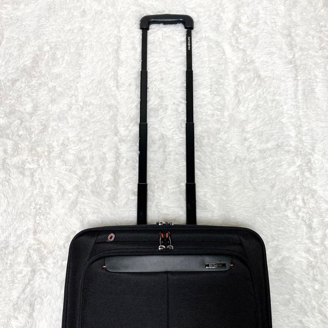 極美品】サムソナイト キャリーケース 黒 機内持込可 モバイルオフィス