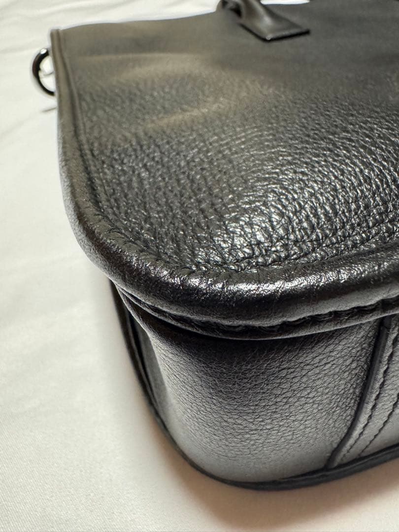 LOEWE ロエベ ビジネスバッグ　ブリーフケース　ブラックレザー