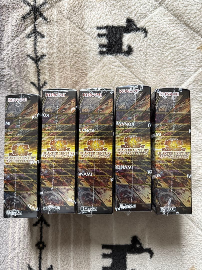 【5BOX】QUARTER CENTURY ART COLLECTION 遊戯王