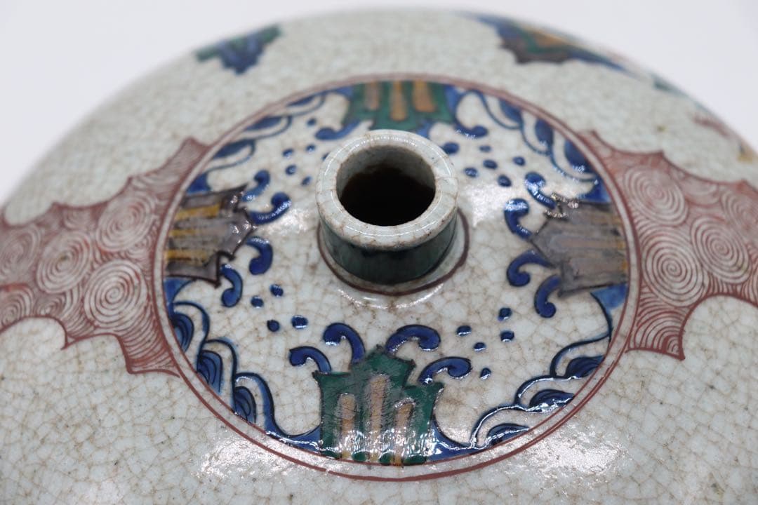 時代 九谷焼 瓶 古九谷 送料込み250205