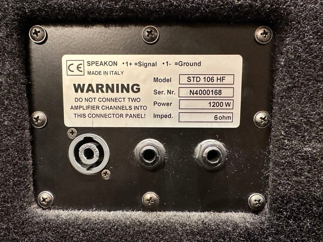 Markbass STD 106 HF ベースキャビネット - メルカリ